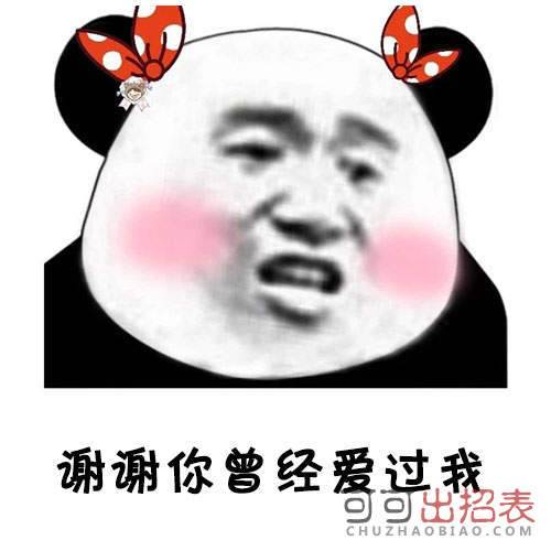 熊猫头谢谢你曾经爱过我表情包完整版v1.0打包下载